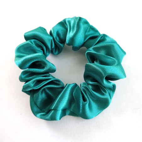 Scrunchie mini satyna morski