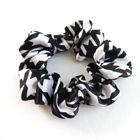 Scrunchie mini satyna pepitka